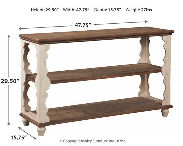 Alwyndale Sofa/Console Table