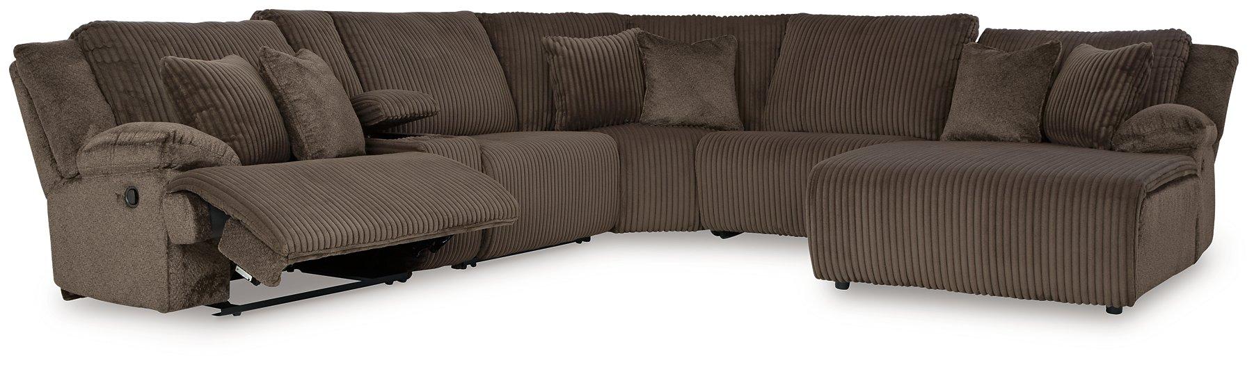 Top Tier Reclining Sectional with Chaise