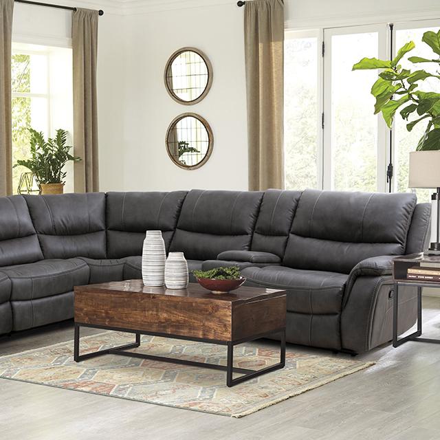 JEROMINUS Sectional, Dark Gray image