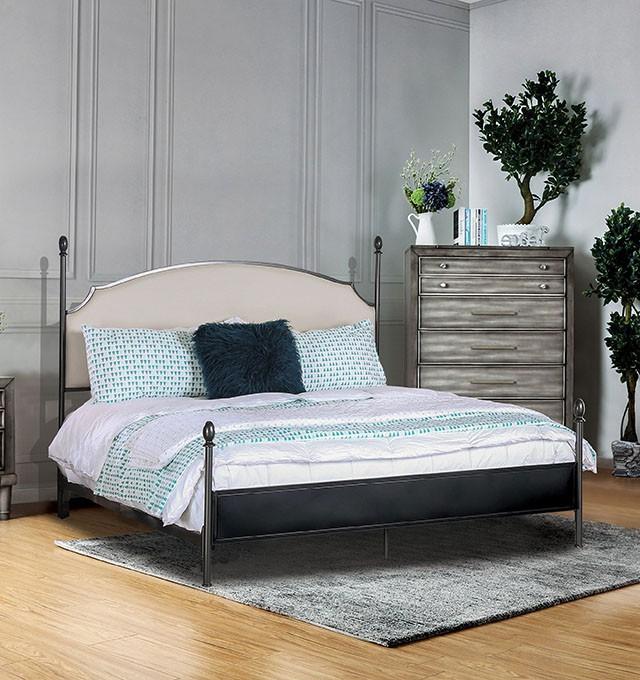 SINEAD Gun Metal/Beige Twin Bed image