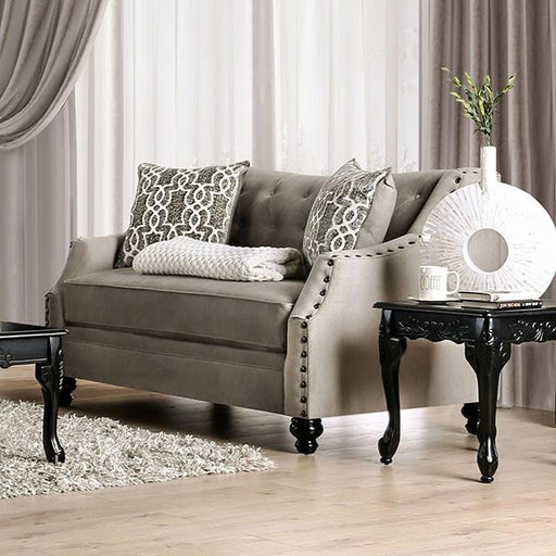 Ezrin Light Brown Love Seat image