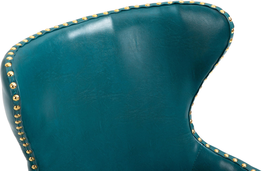 Hendrix Blue Faux Leather Office Chair