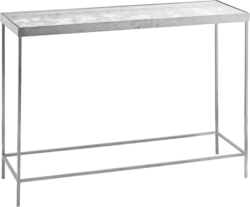 Butterfly Silver Console Table