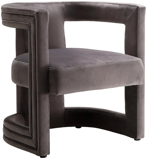 Blair Grey Velvet Accent Chair image