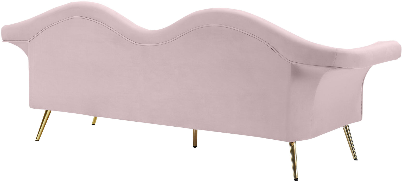 Lips Pink Velvet Sofa