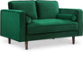 Emily Green Velvet Loveseat image