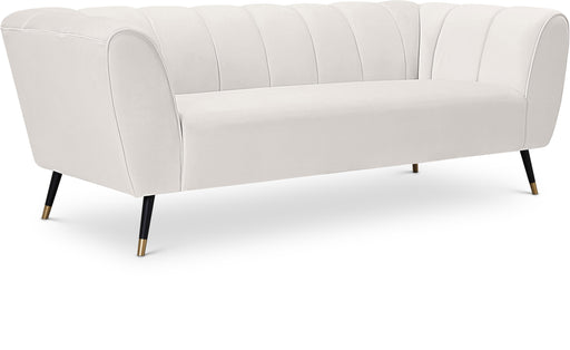 Beaumont Cream Velvet Sofa image