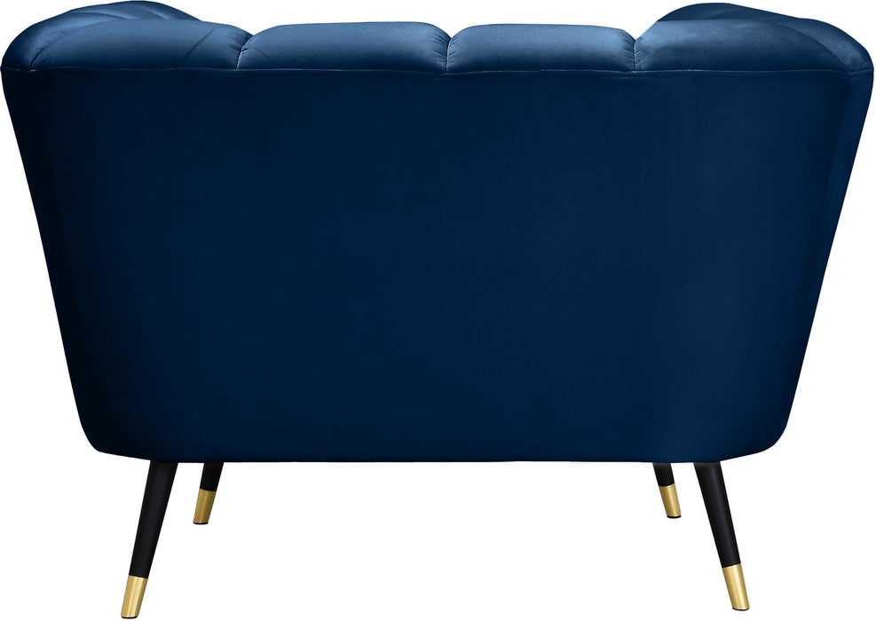 Beaumont Navy Velvet Chair