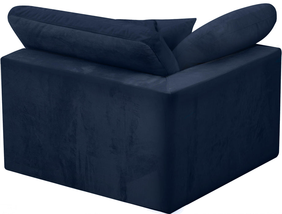 Cozy Navy Velvet Chair