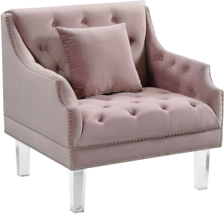 Roxy Pink Velvet Chair image