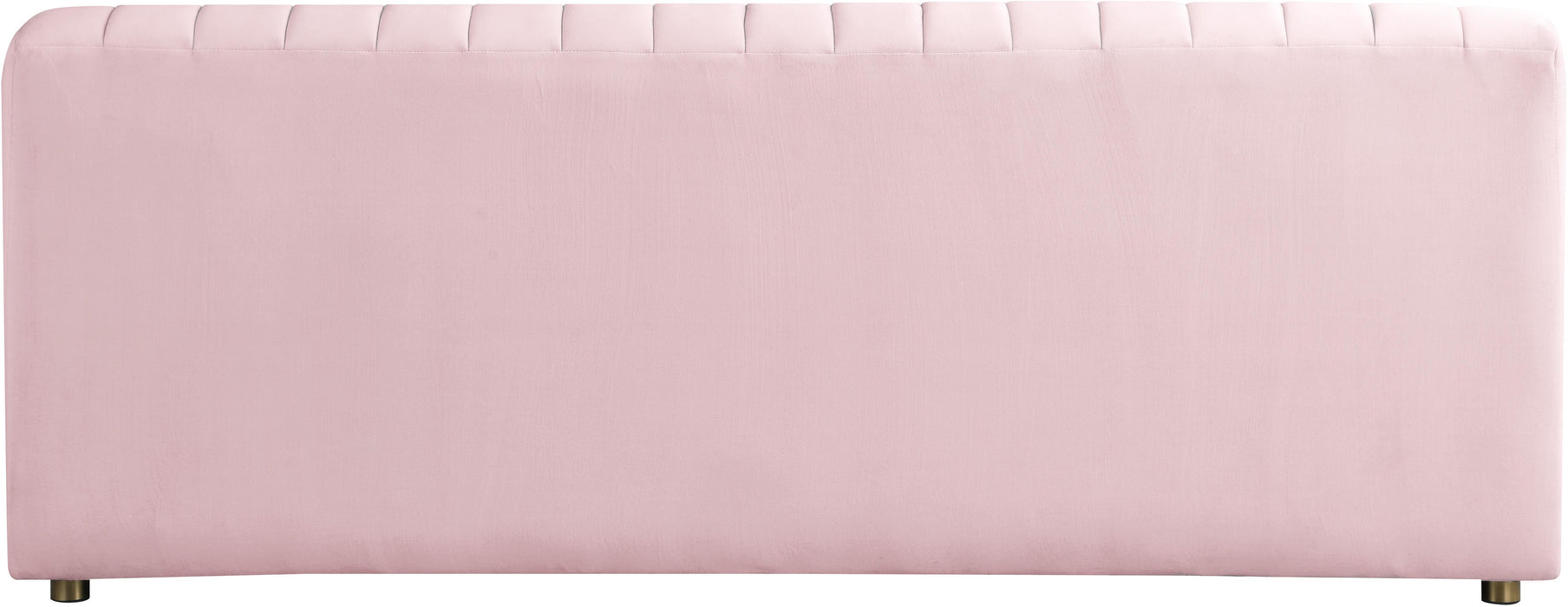 Naya Pink Velvet Loveseat