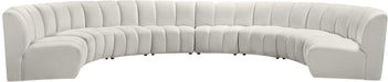 Infinity Cream Velvet 8pc. Modular Sectional image