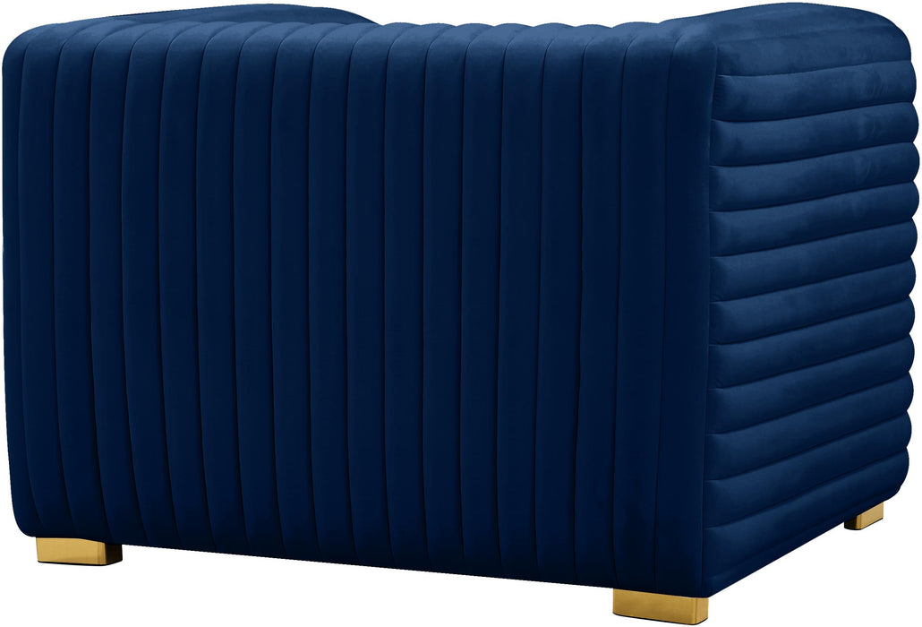 Ravish Navy Velvet Chair