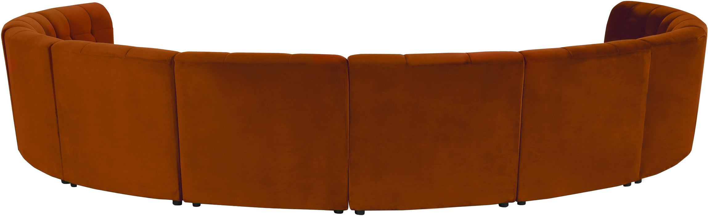 Limitless Cognac Velvet 10pc. Modular Sectional