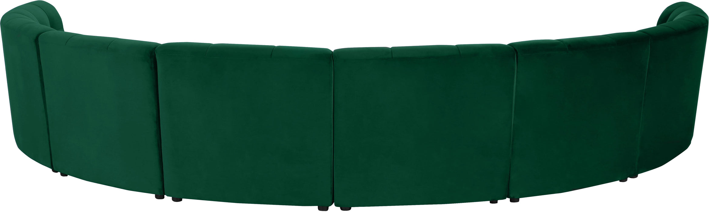 Limitless Green Velvet 8pc. Modular Sectional