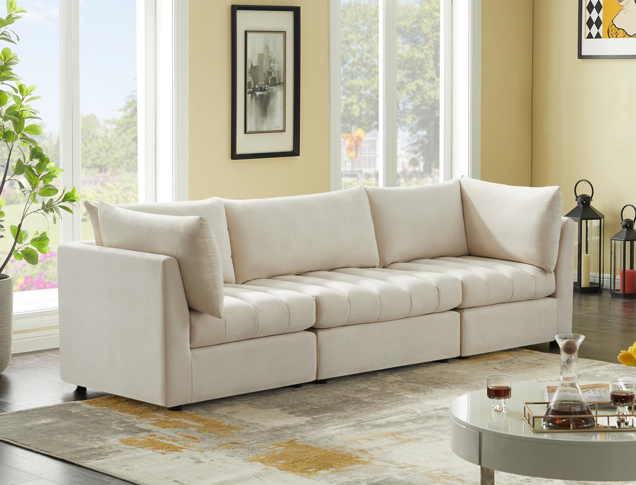 Jacob Cream Velvet Modular Sofa