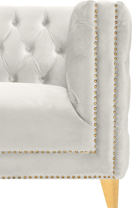 Michelle Cream Velvet Chair