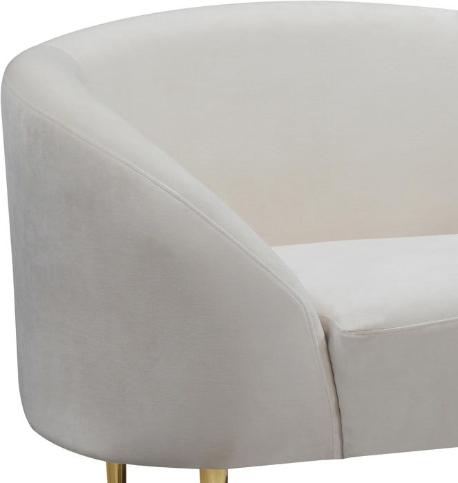 Ritz Cream Velvet Chair