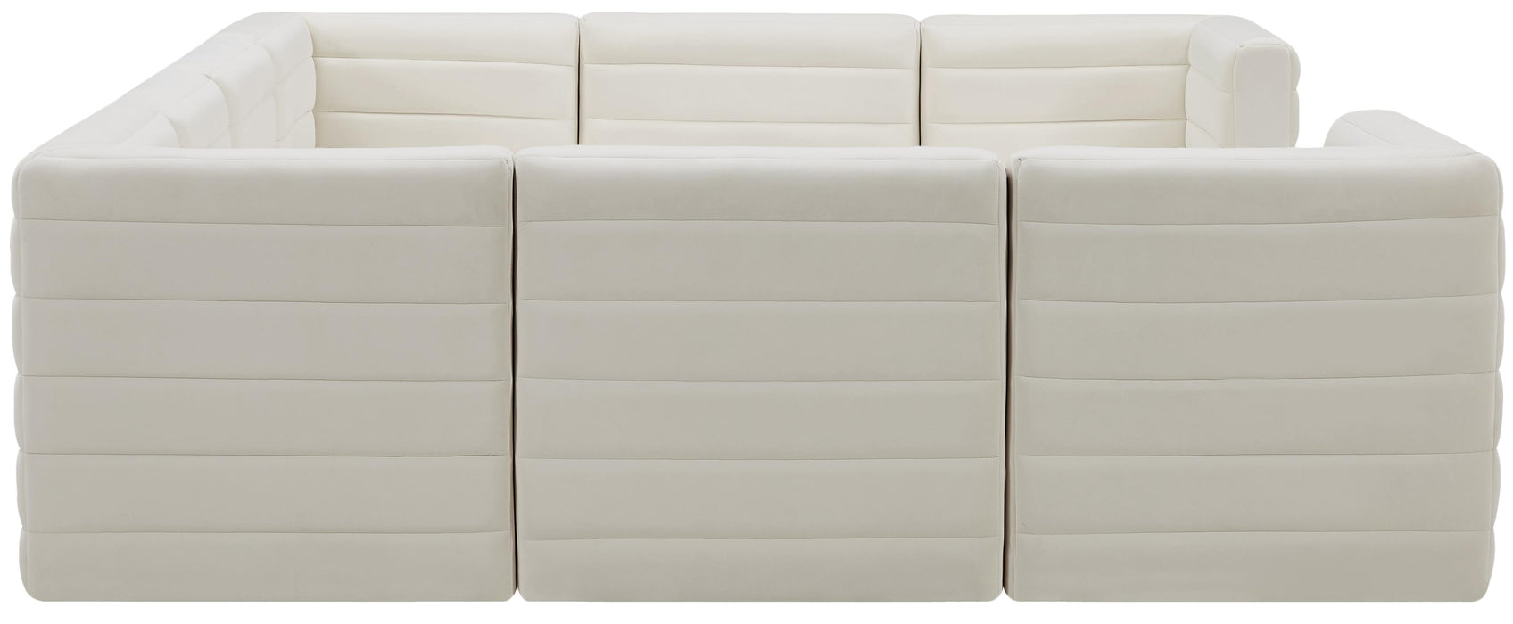 Quincy Cream Velvet Modular Sectional