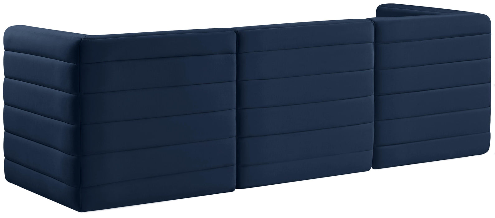 Quincy Navy Velvet Modular Sofa