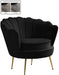 Gardenia Black Velvet Chair image