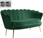 Gardenia Green Velvet Loveseat image