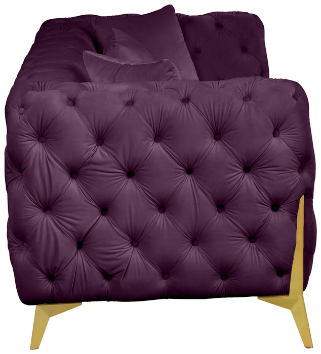 Kingdom Purple Velvet Sofa