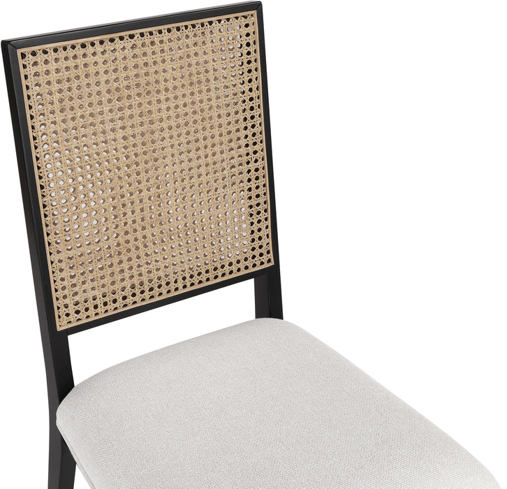 Lucid Black Velvet Dining Chair