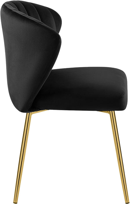 Finley Black Velvet Dining Chair