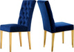 Capri Navy Velvet Dining Chair image