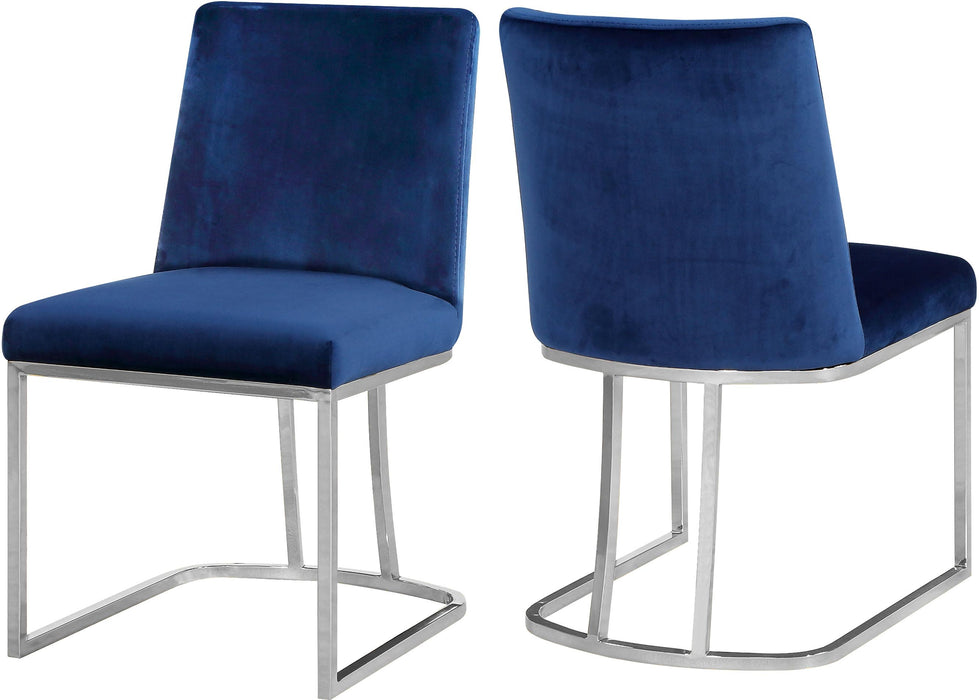 Heidi Navy Velvet Dining Chair image