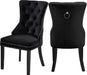 Nikki Black Velvet Dining Chair image