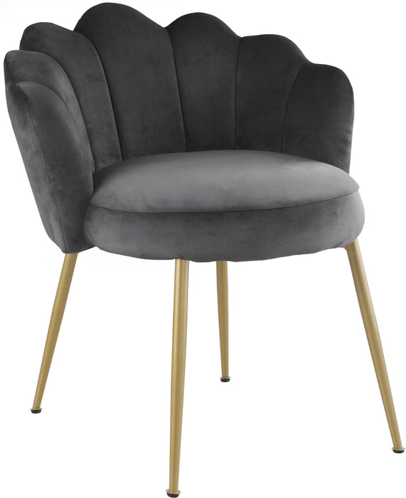 Claire Grey Velvet Dining Chair