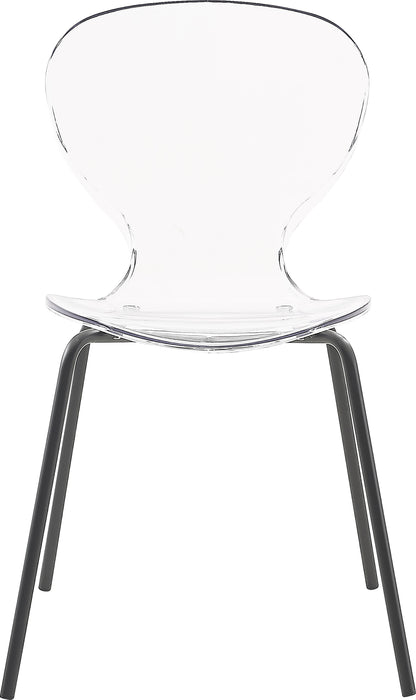 Clarion Matte Black Dining Chair