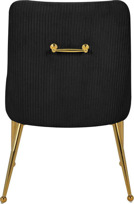 Ace Black Velvet Dining Chair