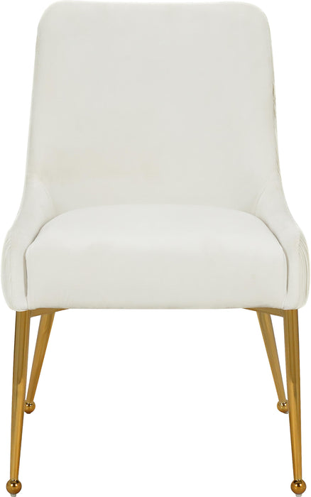 Ace Cream Velvet Dining Chair