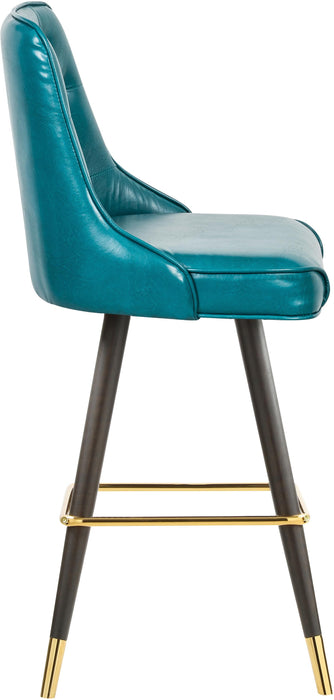 Portnoy Teal Faux Leather Counter/Bar Stool