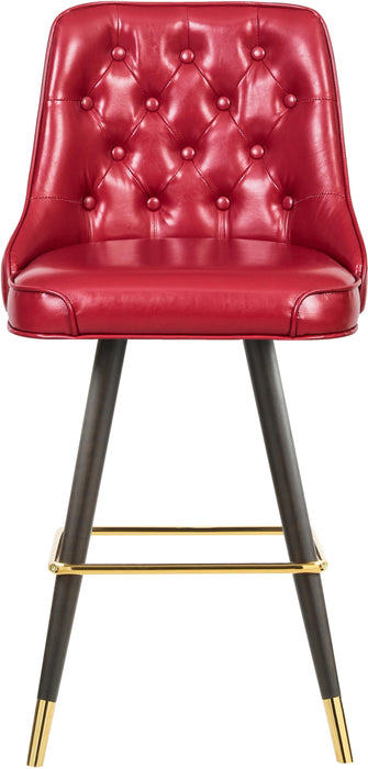 Portnoy Red Faux Leather Counter/Bar Stool