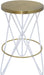 Mercury White / Gold Counter Stool image