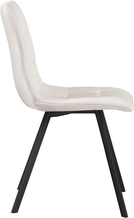 Annie Cream Velvet Dining Chair