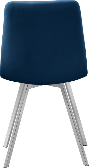 Annie Navy Velvet Dining Chair