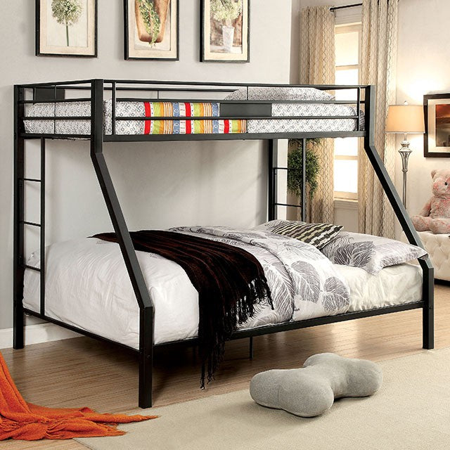 CLAREN Black Twin/Queen Bunk Bed image