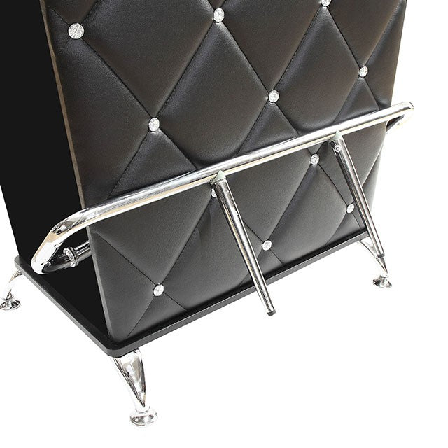 Fuero Black/Chrome Bar Table (K/D)